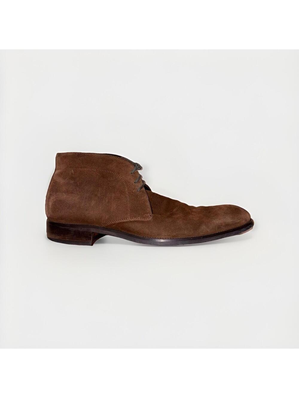 Leigh Mid Brown Suede Chukka Boots Men’s Size 9.5 Casual Desert Ankle Boot